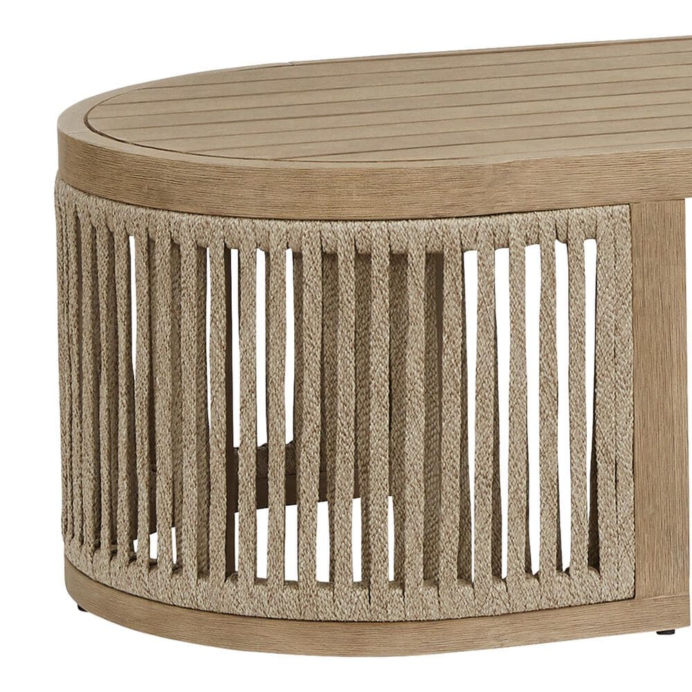 Ashley Serena Shores Patio Coffee Table in Beige, , large