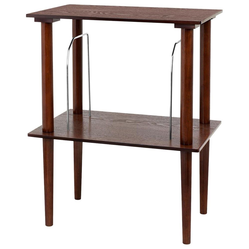 Victrola Wooden Stand with Record Holder in Espresso, , large