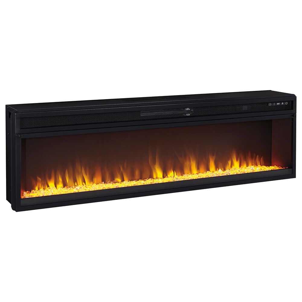 Signature Design by Ashley Wide Fireplace Insert in Black, , large