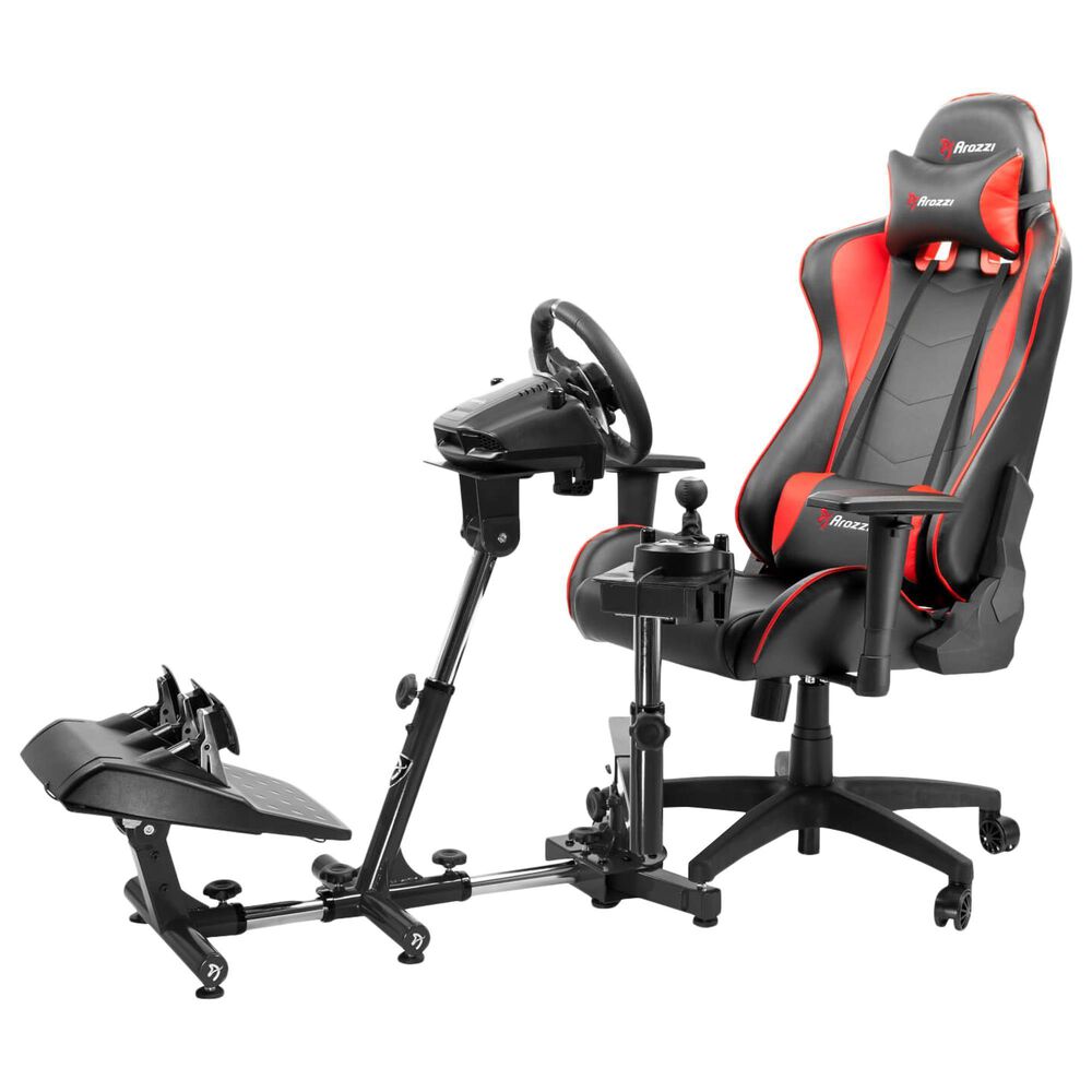 Arozzi Velocita Universal Racing Simulator Stand, Compatible with Most Simulator Setups, Collapsible, Portable - Black, , large