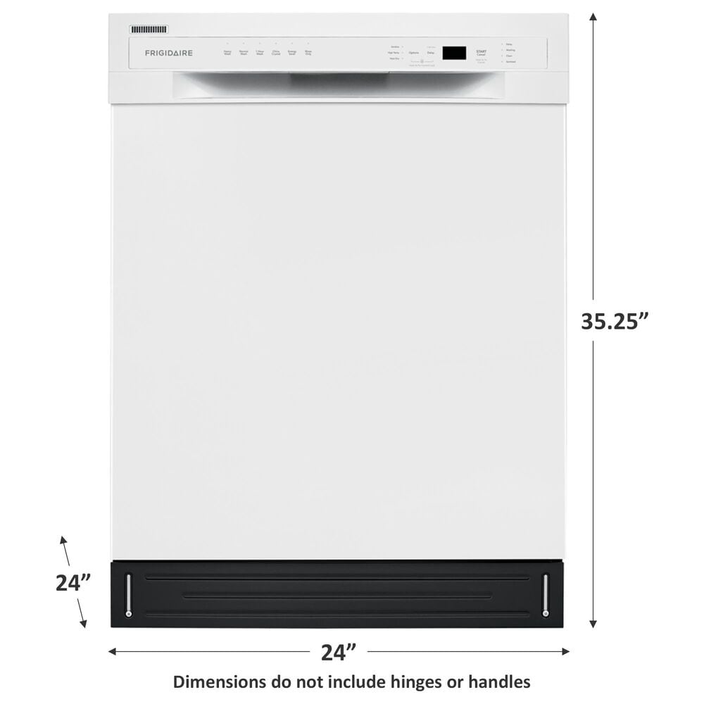 Frigidaire 24&quot; Built-In Dishwasher with Heated Drying System in White, , large