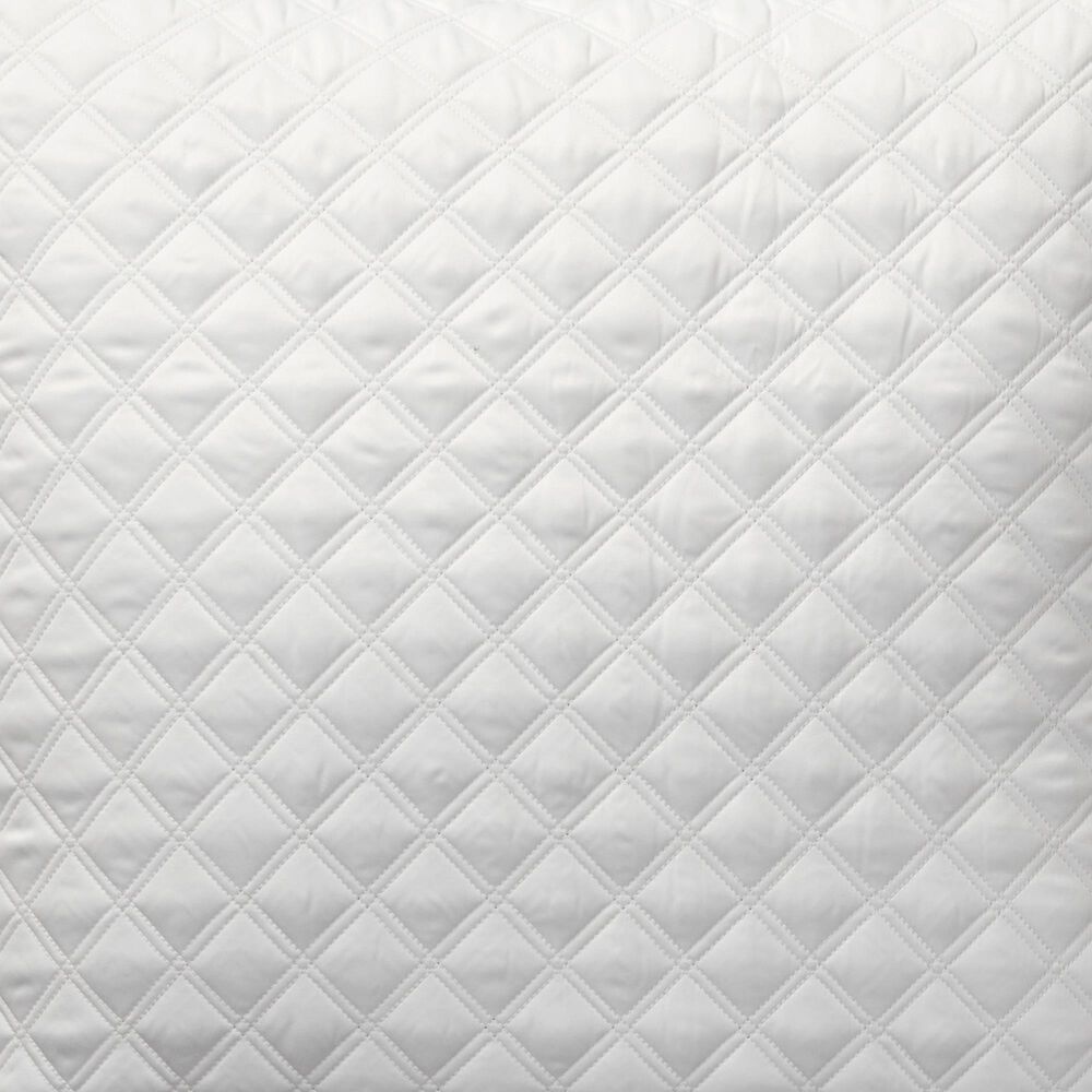 Ann Gish Double Diamond 3-Piece Queen Coverlet Set in White, , large