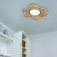 Golden Lighting Macy 21" Flush Mount in Matte Black, , large
