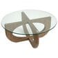 Nicolette Home Lainey Cocktail Table in Almond and Clear, , large