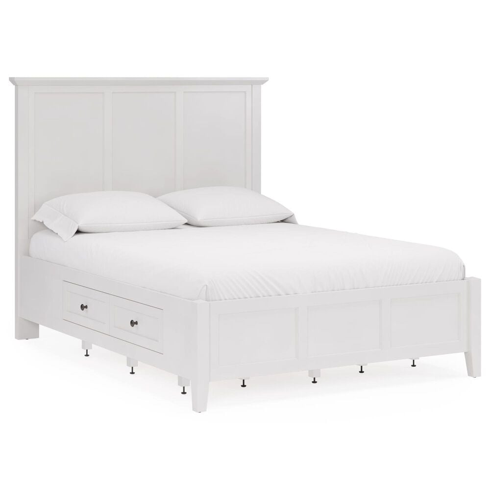 Urban Home Grace Eastern King Storage Bed in Snowfall White, , large
