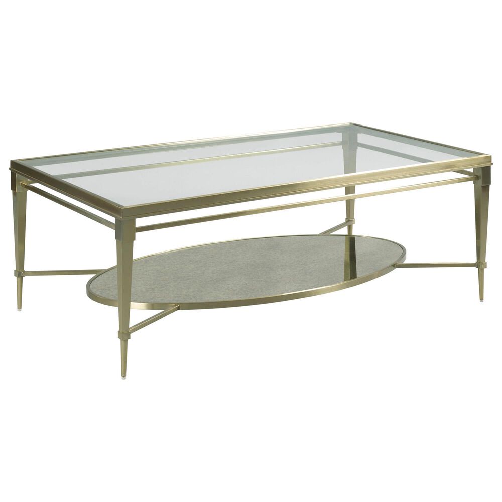 American Drew Galerie Rectangular Coffee Table in Champagne NFM