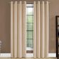 Monarch Specialties 54" x 95" Curtain Panel in Beige (Set of 2), , large