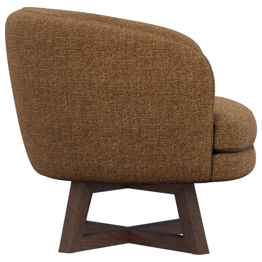 Golden Wave Furniture Moira Swivel Chair in Cocoa, , large