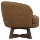Golden Wave Furniture Moira Swivel Chair in Cocoa, , large