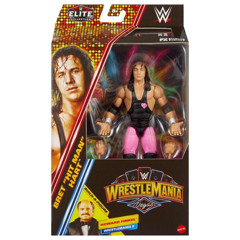 Mattel Elite Premium Live Event Bret Hart Action Figure in Multicolor, , large