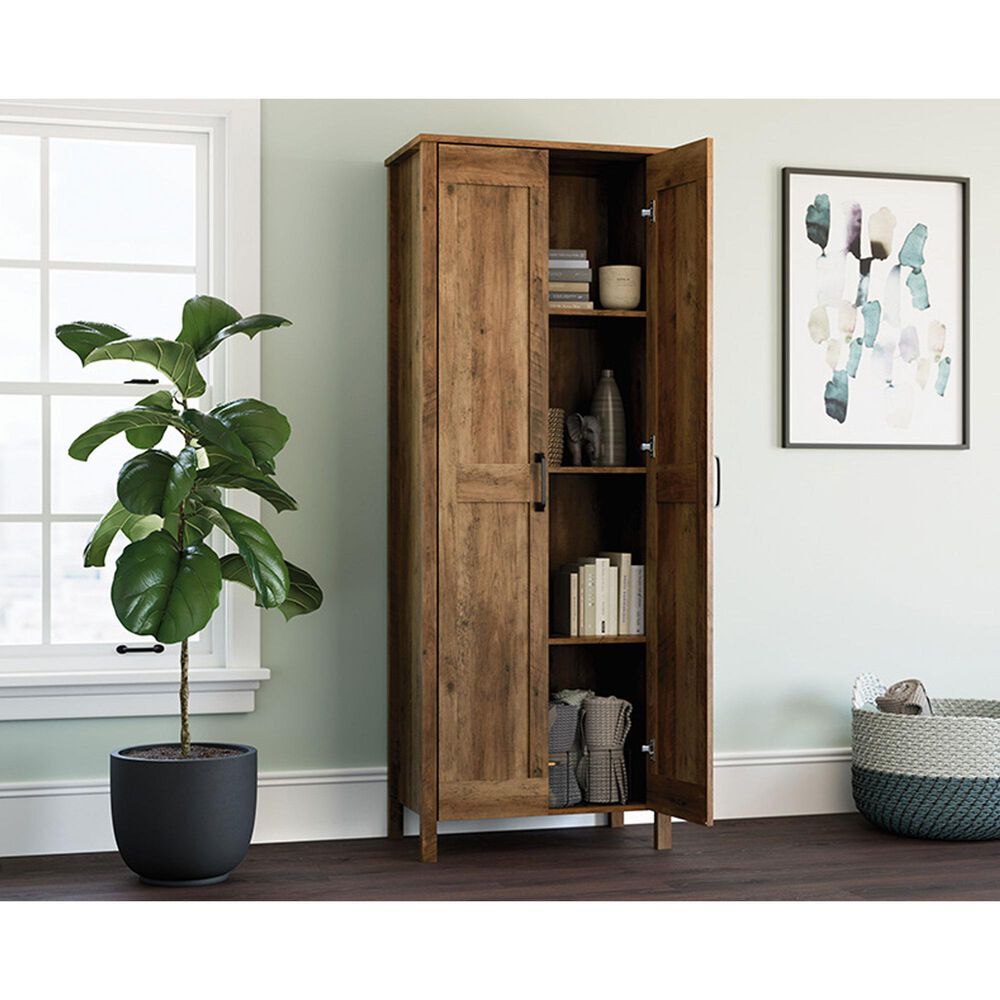 Sauder Select 2-Door Storage Cabinet in Rural Pine, , large