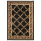 Safavieh Lyndhurst 4" x 6" Black and Brown Area Rug, , large