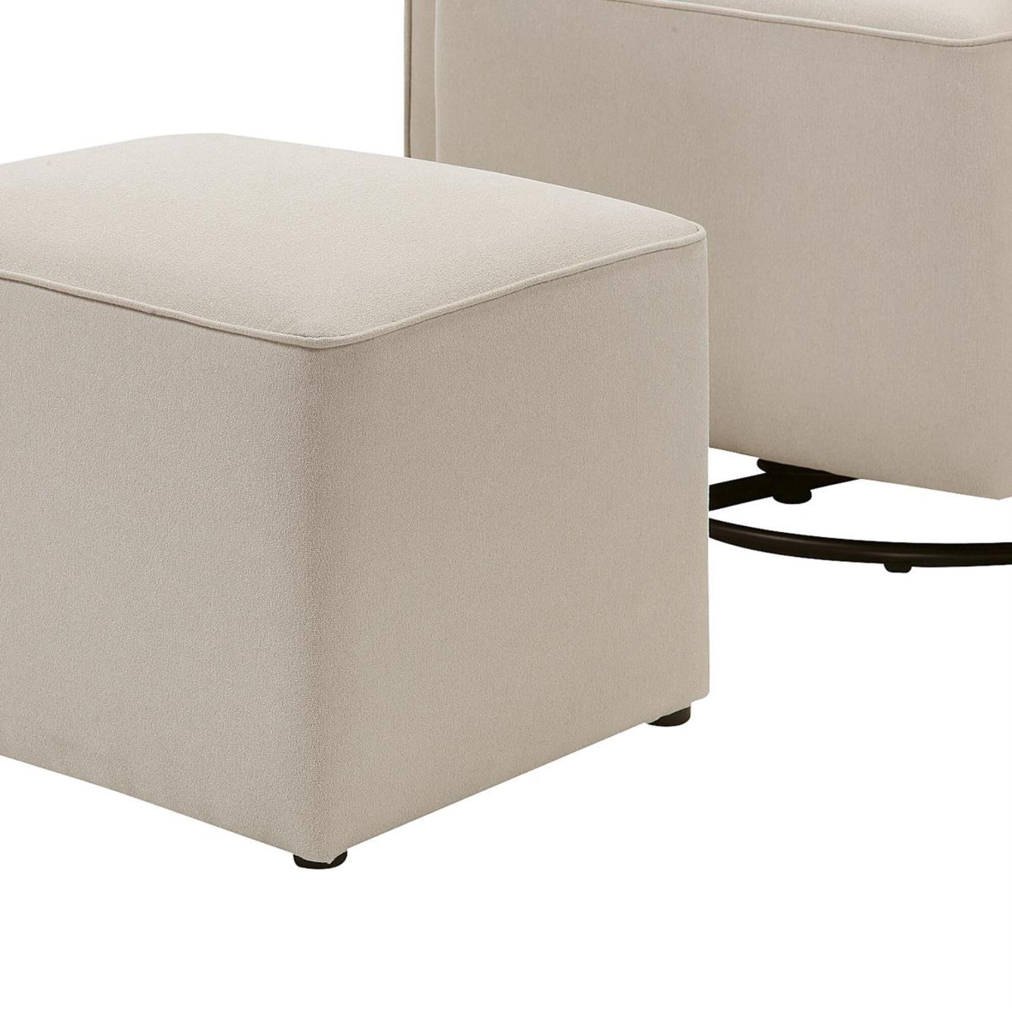 DaVinci Olive All Purpose Swivel Glider with Bonus Ottoman in