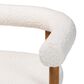 Baxton Studio Caia Arm Chair in Walnut Brown, , large