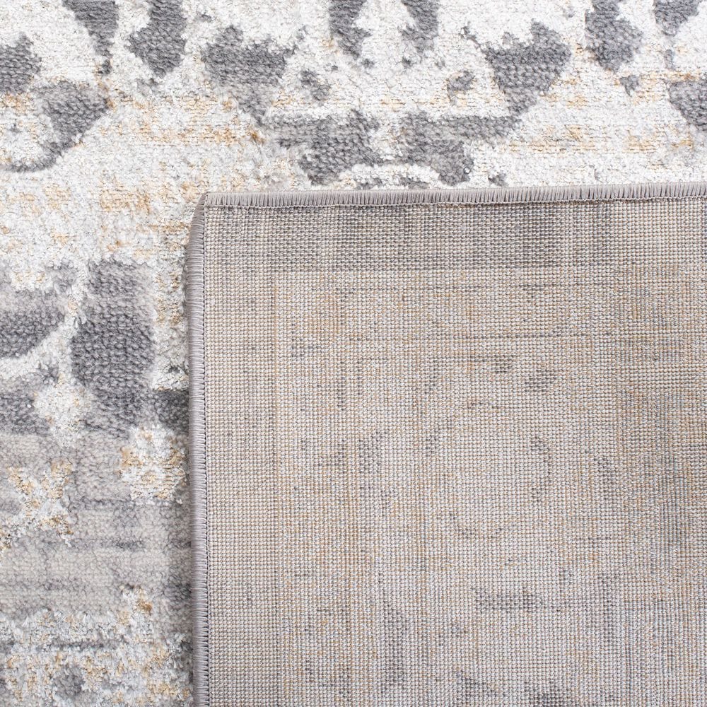 Safavieh Orchard  ORC677 6&#39;7&quot; Square Grey and Gold Area Rug, , large
