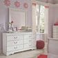 Ashley Anarasia 6 Drawer Dresser in White, , large