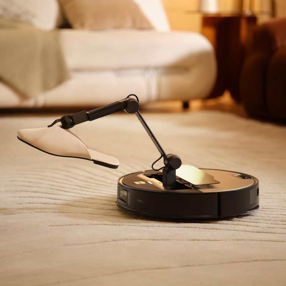 Roborock Saros Z70 Robot Vacuum and Mop with OmniGrip Mechanical Arm in Silver, , large