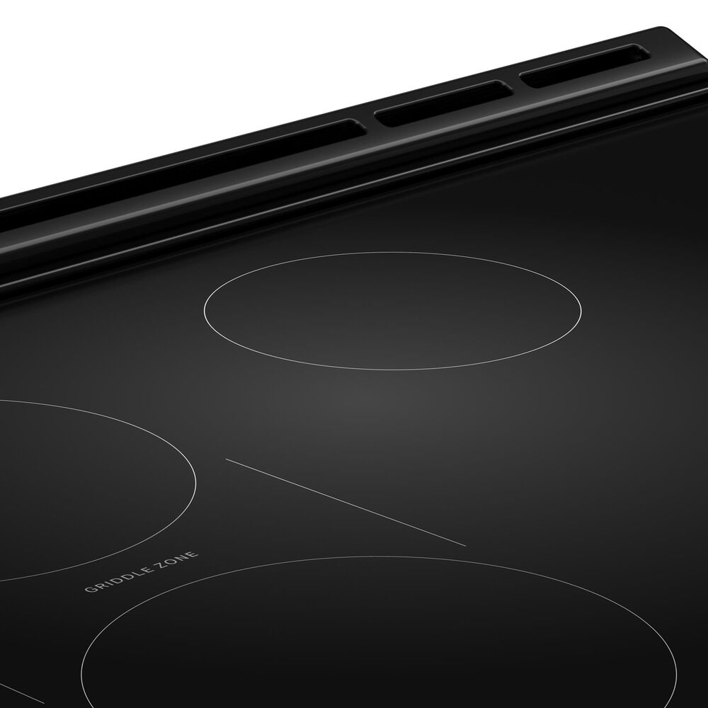 Whirlpool 2-Piece Kitchen Package with 6.4 Cu. Ft. Induction Range and 1.1 Cu. Ft. Flush Mount Microwave in Fingerprint Resistant Stainless Steel, , large