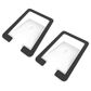 Kanto Angled Desktop Speaker Stands for Large Speakers in White (Set of 2), , large