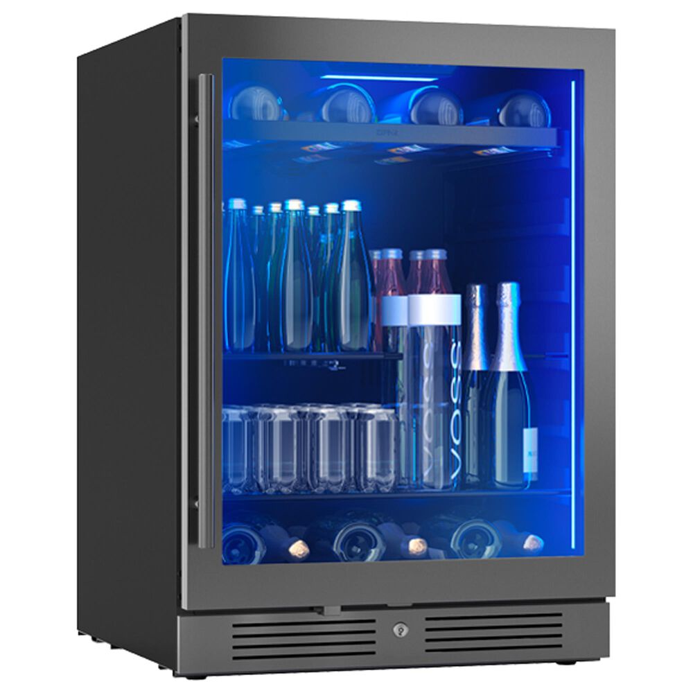 Zephyr 3.4 Cu. Ft. Single Zone Beverage Cooler in Black Stainless Steel, , large