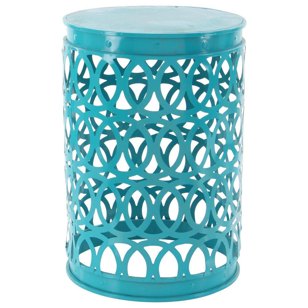 Maple and Jade 3-Piece Nesting Geometric End Table Set in Bright Blue, Green and Orange, , large