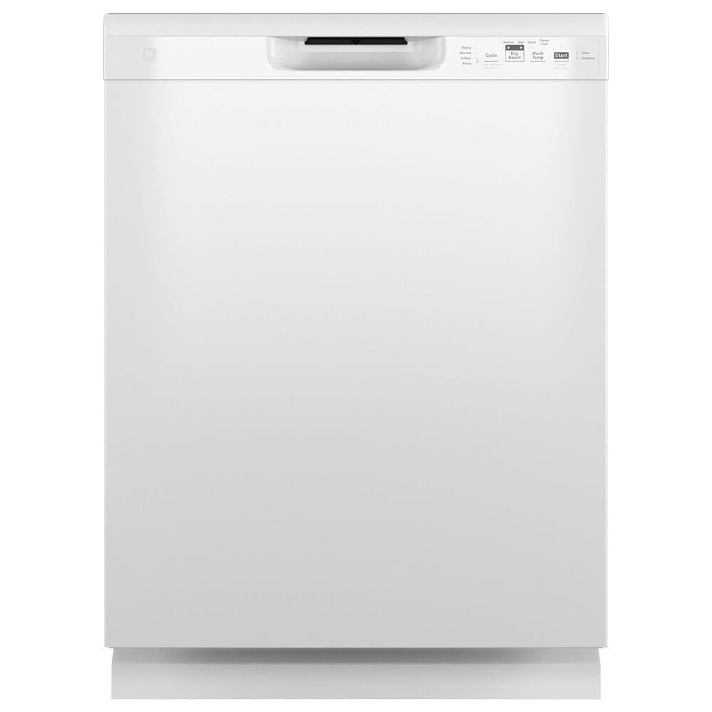 GE Appliances 24 " Built-In Dishwasher with Steam + Sanitize in White, , large