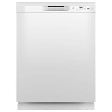 GE Appliances 24 " Built-In Dishwasher with Steam + Sanitize in White, , large