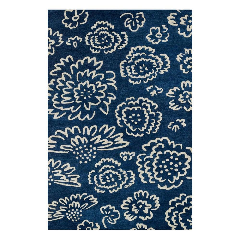 Loloi Nova NV-06 7'10" x 11' Navy/Ivory Area Rug, , large