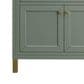 James Martin Vanities Chicago 36" Single Bathroom Vanity in Smokey Celadon with 3 cm Eternal Jasmine Pearl Quartz Top and Rectangular Sink, , large
