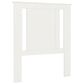 Lemoore Essential Twin Panel Headboard with Side Style in Rockport White, , large