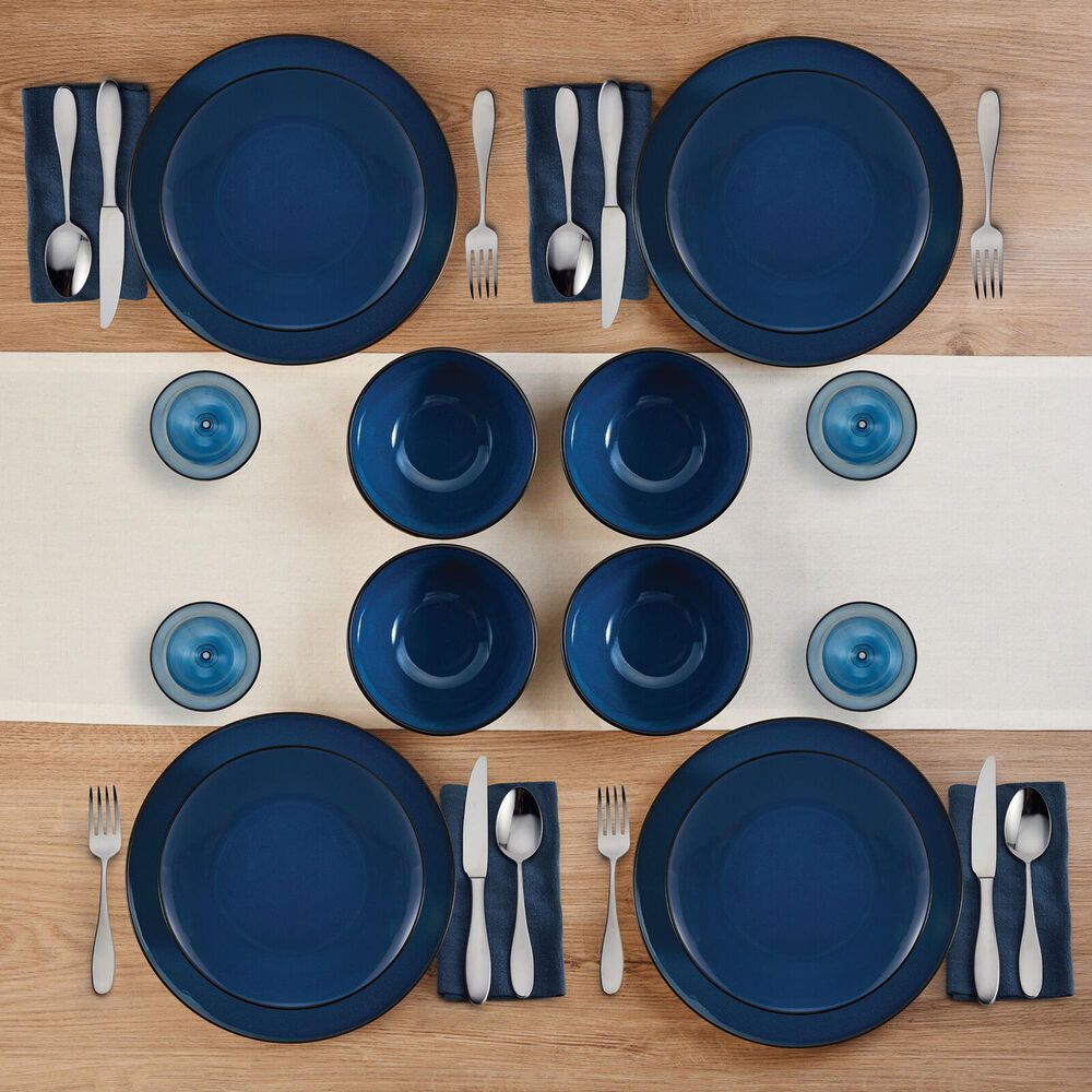Lifetime Brands Lucy 12-Piece Dinnerware Set in Blue, , large