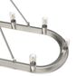 Hunter Saddlewood 10-Light Linear Chandelier in Brushed Nickel, , large