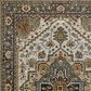 Oriental Weavers Aberdeen Medallion 2"3" x 7"6" Ivory and Blue Runner, , large