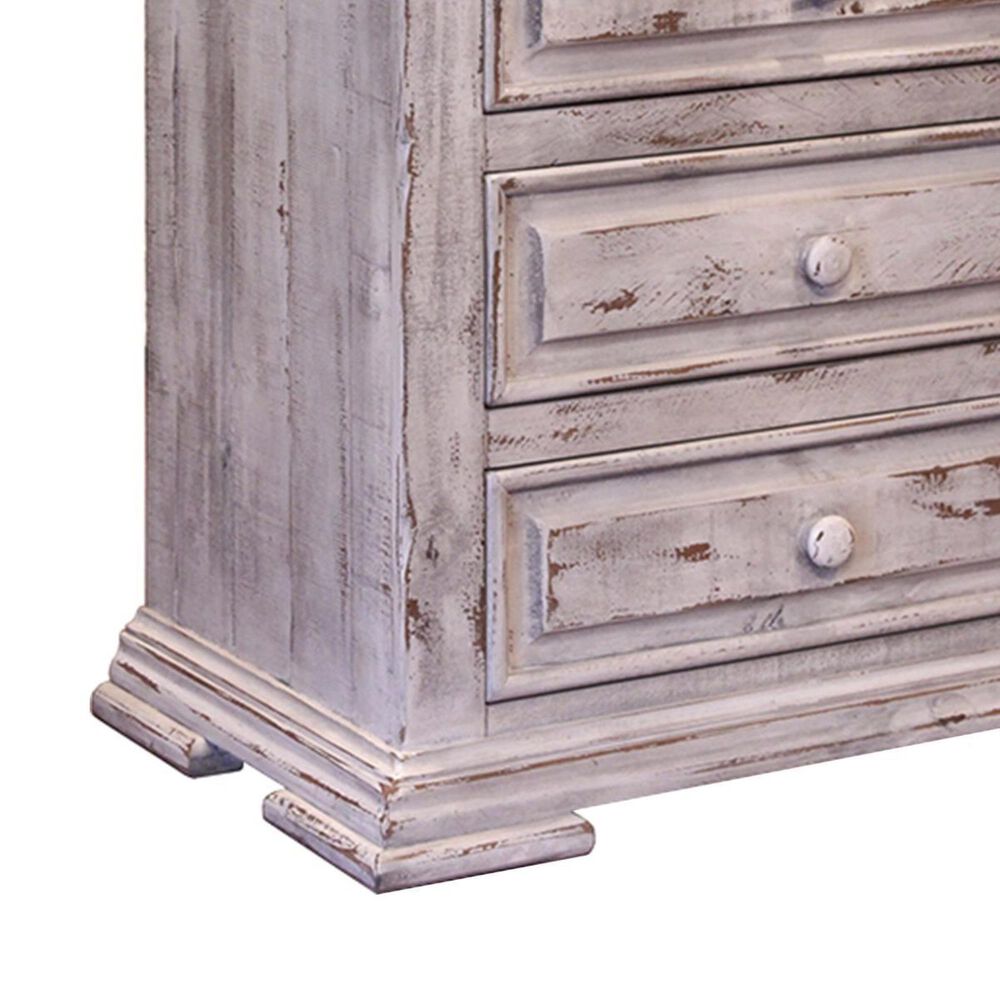 Fallridge Terra 4 Piece King Bedroom Set in Vintage White, , large
