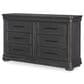 Legacy Classic Vintage Market 6-Drawer Dresser in Kettle Black with AC Outlets and USB Ports, , large
