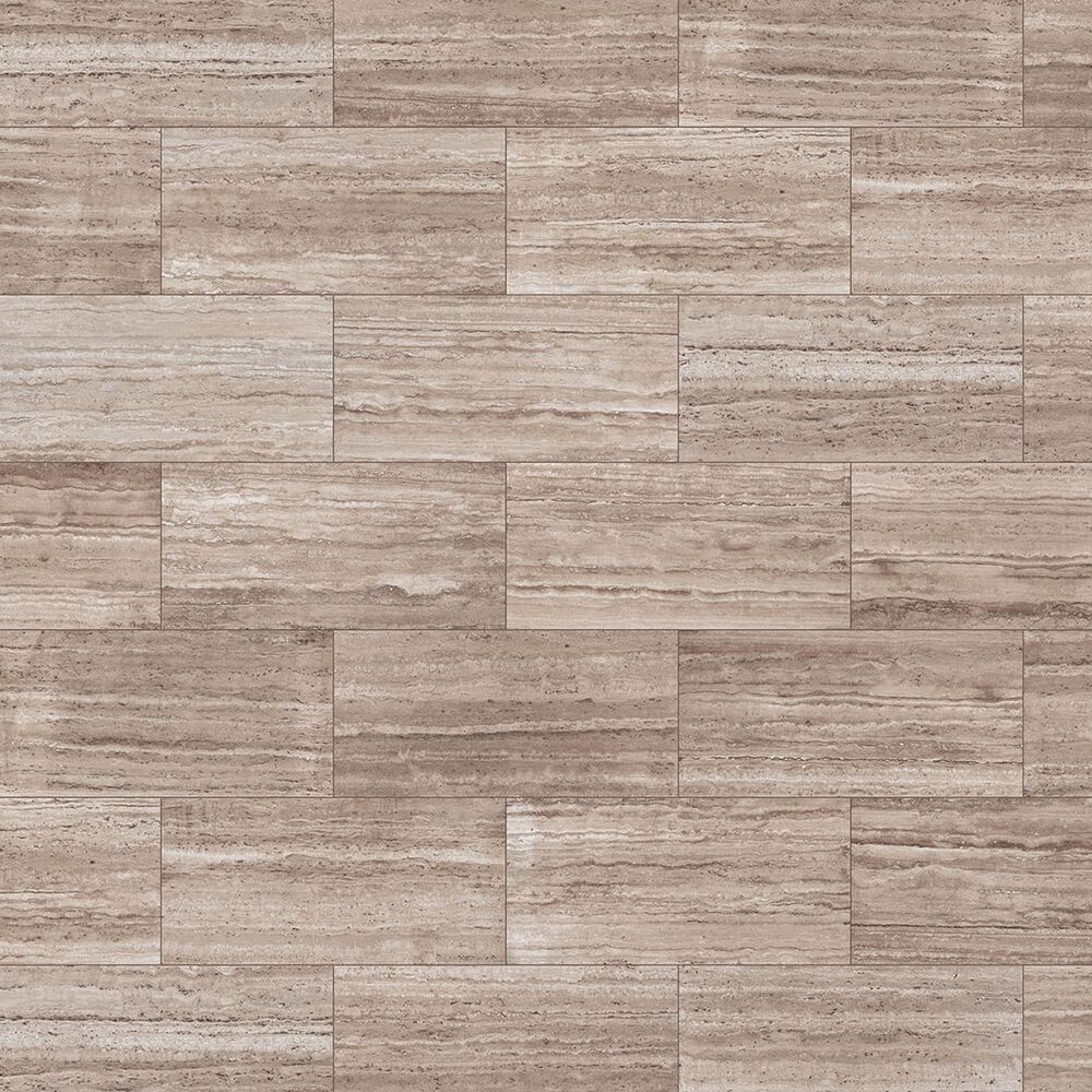 Inhaus Laminate Sono Eclipse Pepper Travertine 12" x 25" Commercial Vinyl Tile, , large