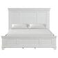 New Heritage Jamestown King Bed in White Brushed, , large