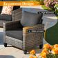 HOMLUX 8-Piece Outdoor Patio Furniture Set in Black, , large