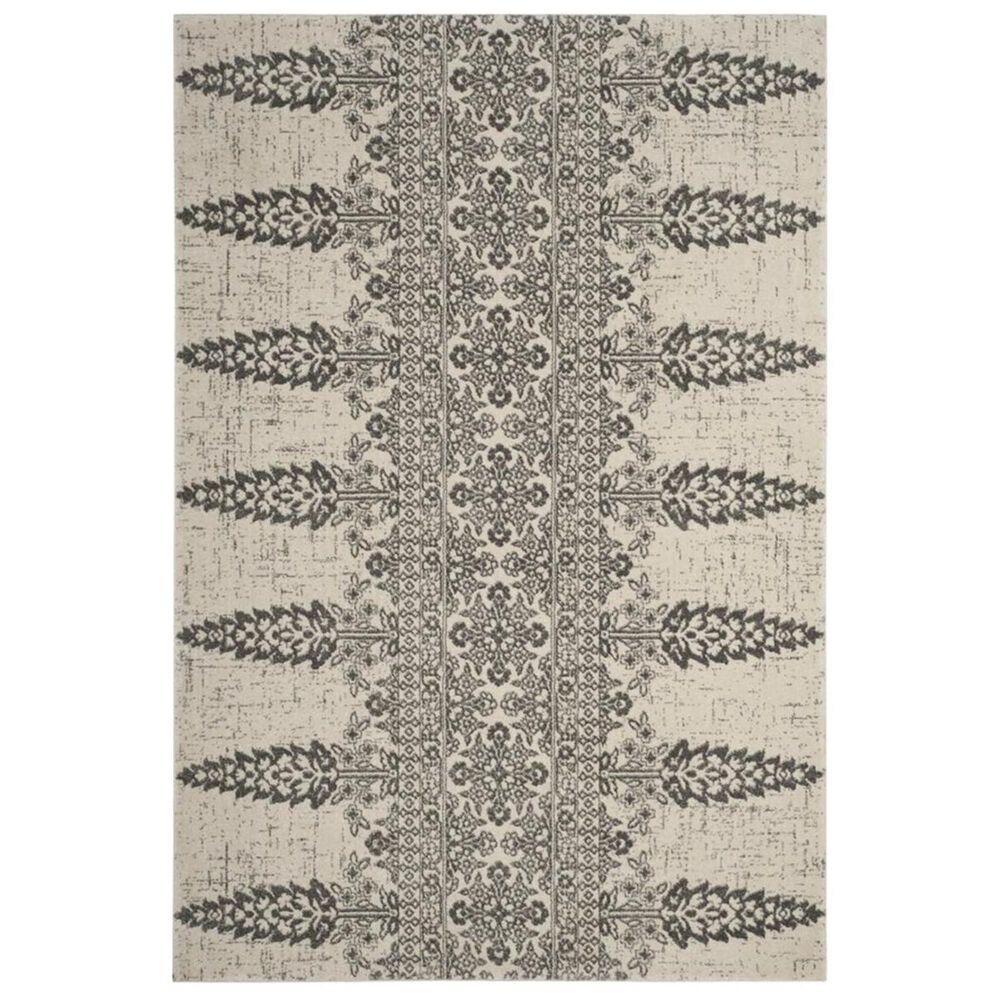 Safavieh Evoke EVK521S 5"1" x 7"6" Ivory and Silver Area Rug, , large