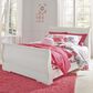 Ashley Anarasia Full Sleigh Bed in White, , large