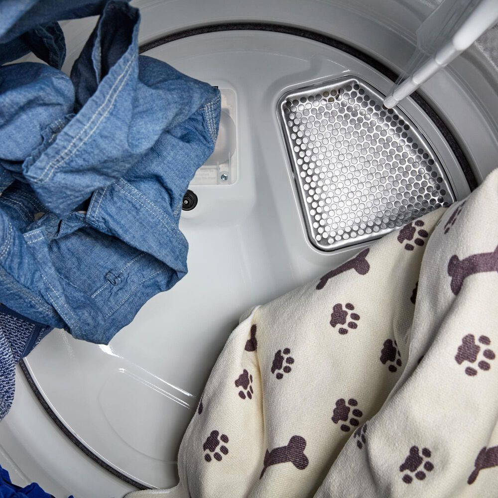 Maytag 7.4 Cu. Ft. Smart Front Load Dryer with Pet Pro Option in Midnight Steel, , large