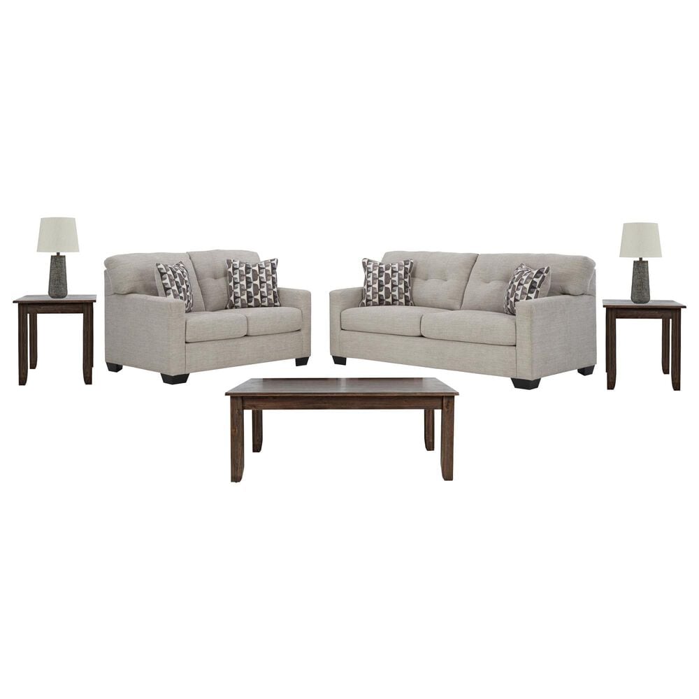 Ashley Mahoney, Eros and Chaston 7-Piece Living Room Set in Pebble, , large