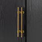 HOMLUX HOMLUX 78.2" Tall Farmhouse Kitchen Pantry Cabinet with 8 Door Shelves, Storage Cabinet with 4 Adjustable Shelves, Hidden Drawer, Wine Rack, Versatile Cupboard for Kitchen, Dining & Bathroom, Ash Black, , large