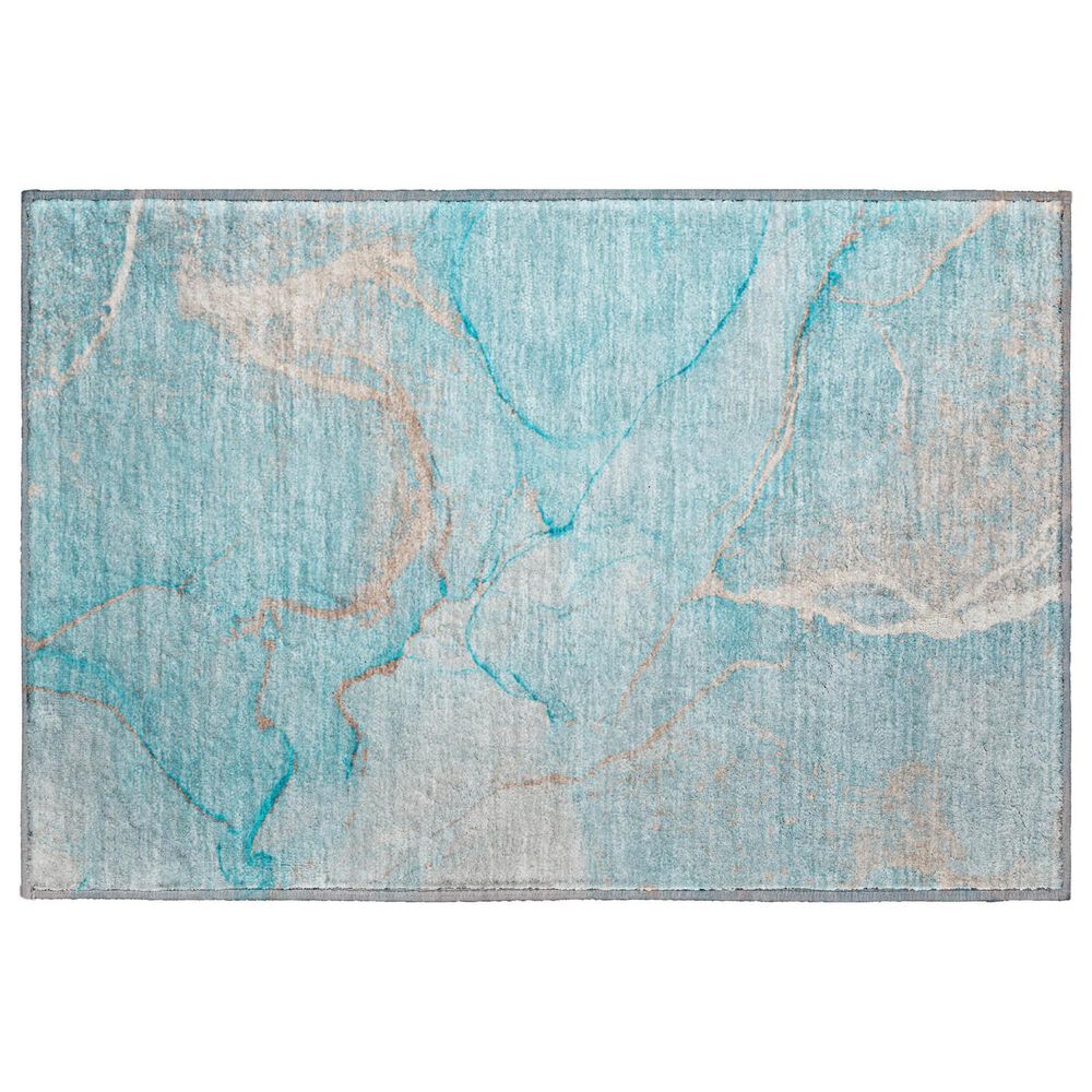 Dalyn Rug Company Odyssey OY7 Teal 2'6" x 3'10" Area Rug, , large