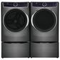 Electrolux 4.5 Cu. Ft. SmartBoost Front Load Washer and 8.0 Cu. Ft. Electric Dryer Laundry Pair with Pedestal in Titanium, , large