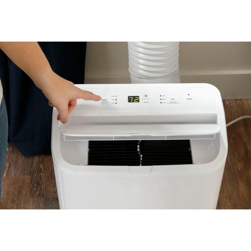 GE Appliances 7800 BTU Portable Air Conditioner in White, , large