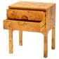 Baxton Studio Kayla 2-Drawer Nightstand in Light Mappa Burl, , large