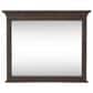 Belle Furnishings Paradise Valley Landscape Mirror in Saddle Brown, , large