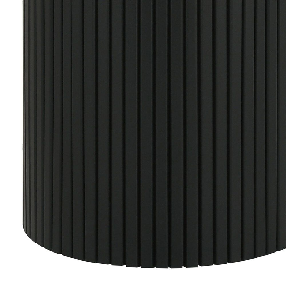 Pacific Landing Hamlyn Round Counter Height Dining Table in Black - Table Only, , large