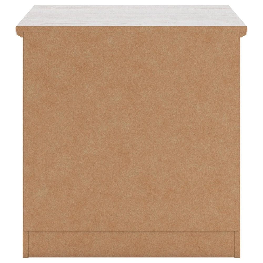 Ashley Makidern 4 Piece Full Storage Bedroom Set with Four Drawers in Whitewash, , large